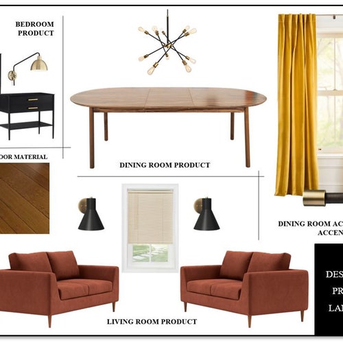 Interior shops Design | Custom Design Board | Custom Concept Board | Interior Design Services