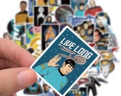 25 Star Trek themed stickers - random selection of 25 stickers- no duplicates
