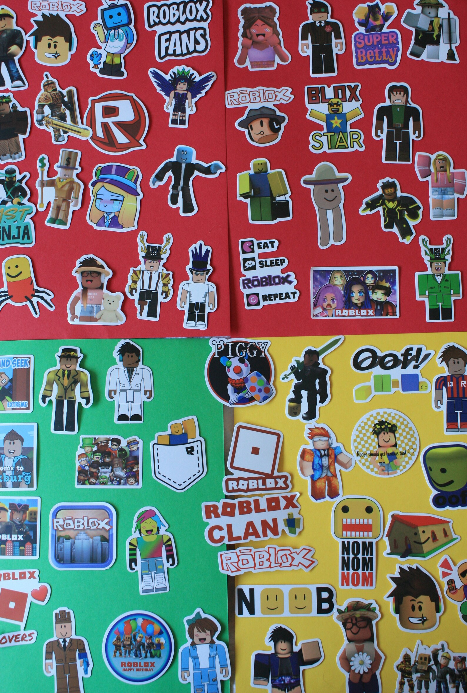 50 Roblox Stickers Random Selection of 50 Stickers No Etsy UK