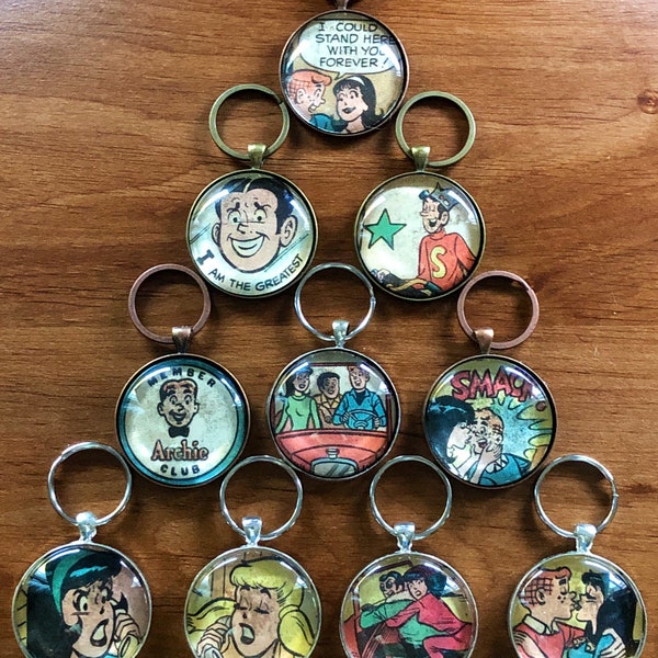 Vintage Archie Comic Keychains