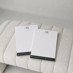 ブランドノートパッド｜A6サイズ｜プロフェッショナルで実用的