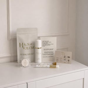 Nachsorgebeutel für Wimpernstudios | Augenbrauenstudios | Personalisierbar mit Ihrem Logo