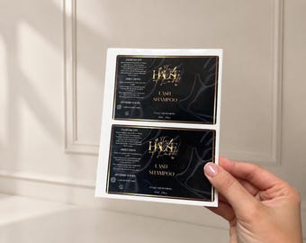 Lash shampoo *Labels only*