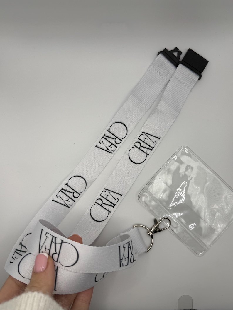 Branded Lanyard With Your Logo - Etsy