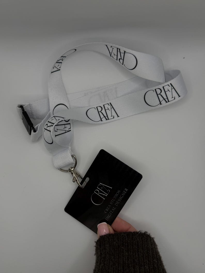Branded Lanyard With Your Logo - Etsy