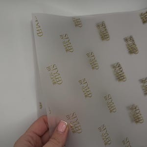 Branded Tissue paper for your business