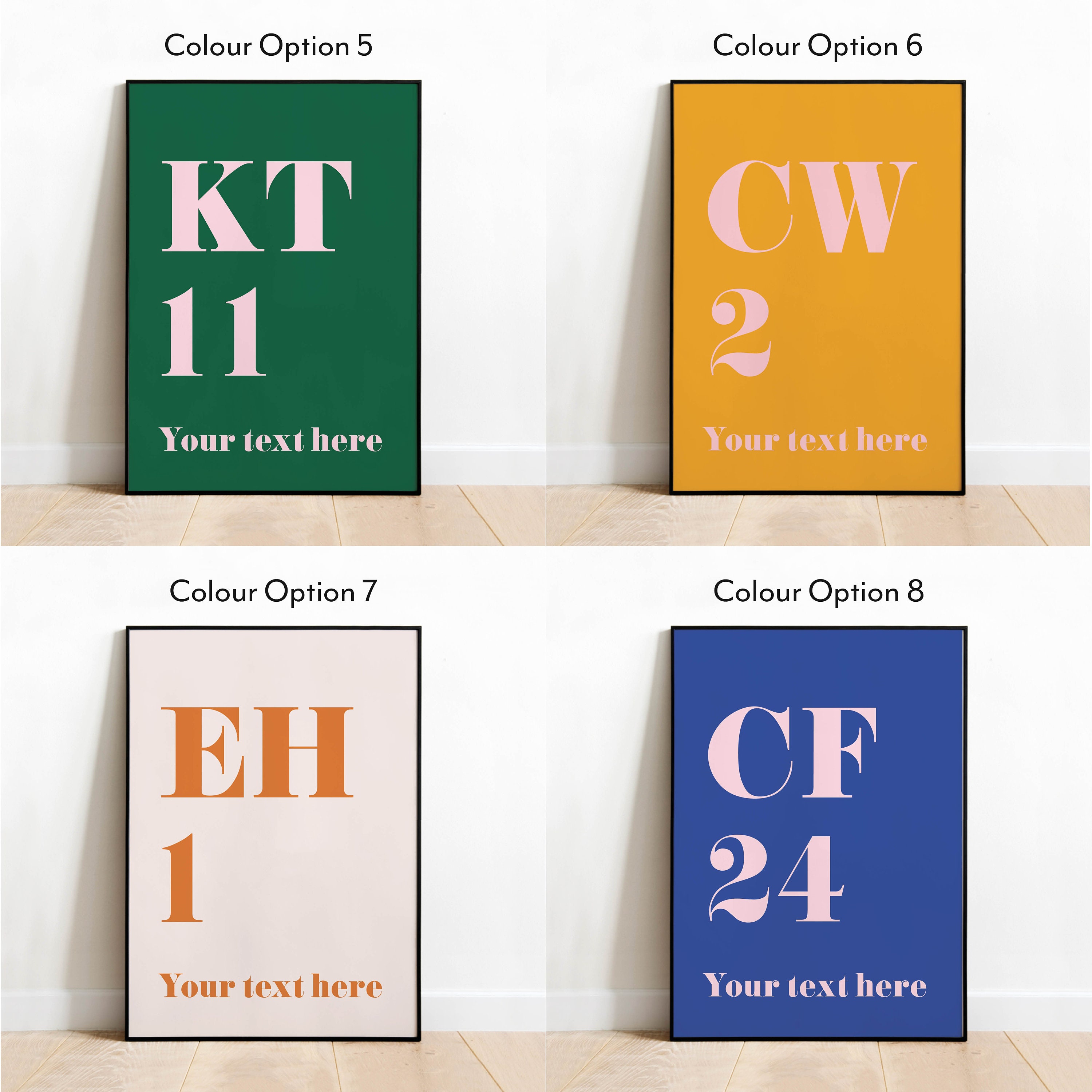 Personalised Postcode Print Family Name Custom Street Poster Etsy UK