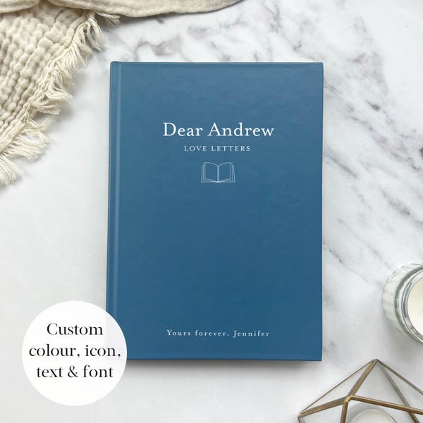 Cartas a mi esposo, cuaderno de amor: aniversario, romántico y personalizado para mi novio.