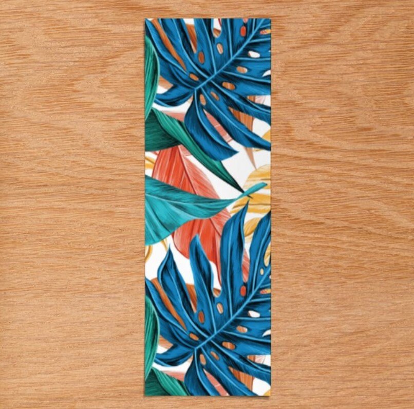 Printable Tropical Bookmark Design 3 | Etsy