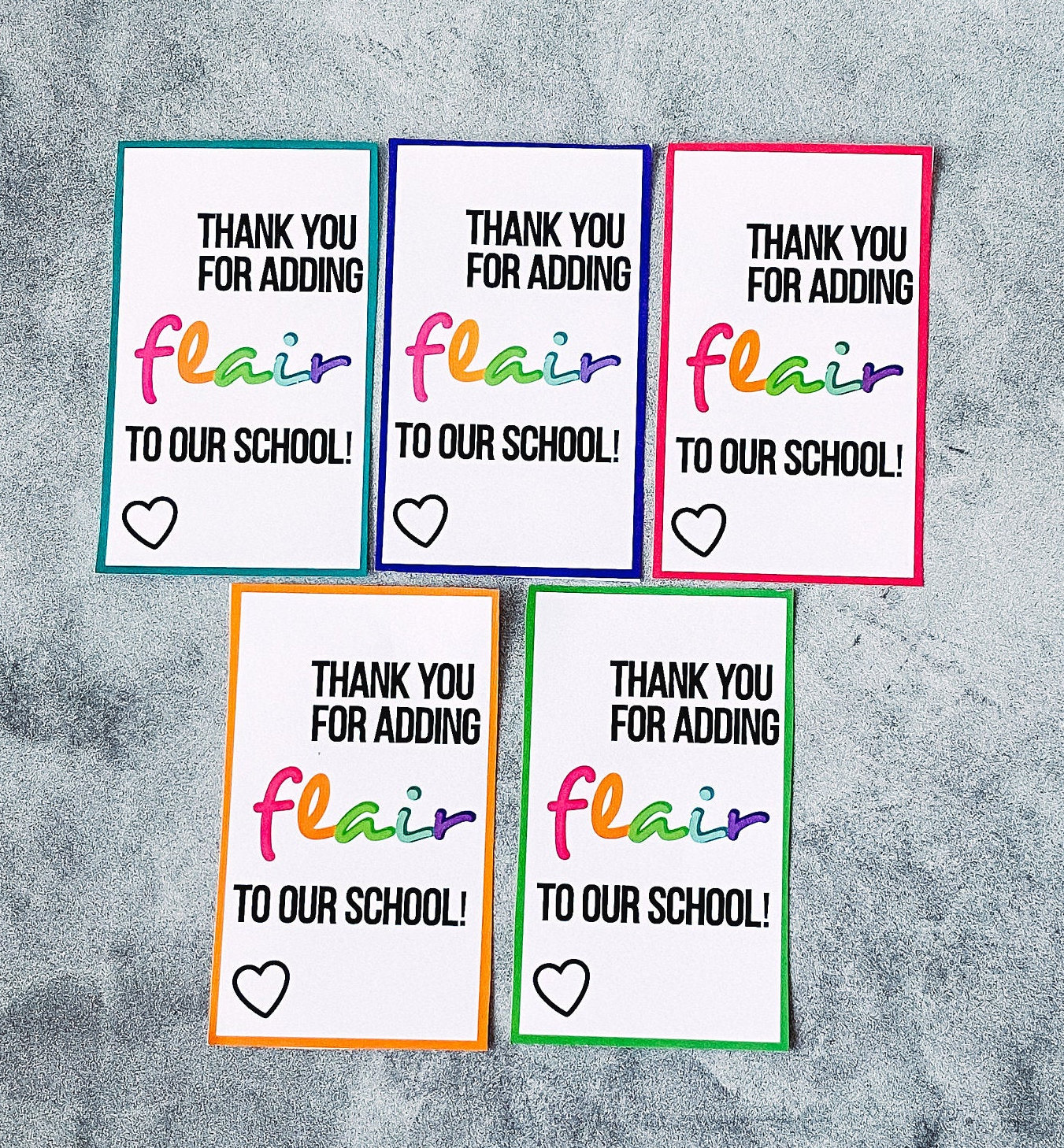 PRINTABLE Flair Pen Gift Tag | Teacher Appreciation Note | School Staff ...