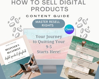 How to Verkauf Digital Produkte, Done For You ebook Anleitung mit Master Resell Right, Road Map 2.0, PLR/MRR, Digitales Marketing, small business