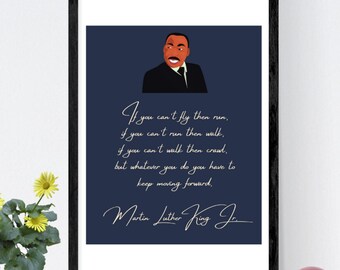 Martin Luther King Jr Quote Printable Wall Art Hand - Etsy