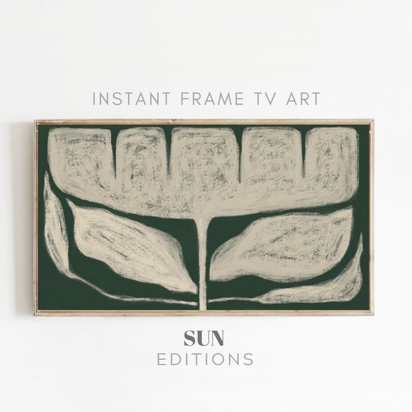 Samsung Frame TV Art Botanical Painting | 4K Art Instant Download