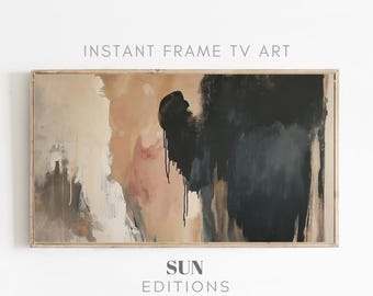 Samsung Frame TV Art  Abstract Painting Colorful TV Art Modern Contemporary TV Art Instant Download