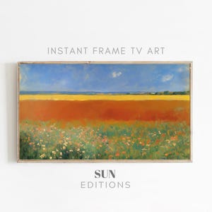 Pulsierendes Feld TV Kunst - Bunt Digitaler Download - Modernes Wohndekor - Kunst-Bildschirmschoner