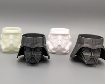 Eierbecher im Star Wars Look! Darth Vader und Stormtrooper erobern den Frühstückstisch.