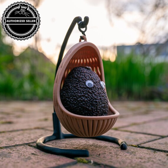 Handgefertigte Avocado-Ananas-Geschenke – Lustige Häkelpuppen Mit Holzsockel, Auto-Deko & Motivationskarten