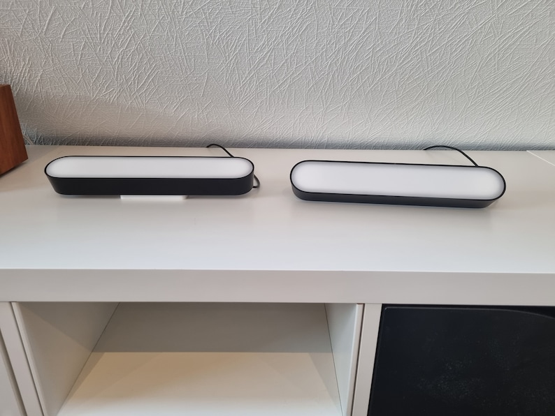 Pieds Philips Hue Play Bar pour un meilleur éclairage à des angles de 45 et 71 degrés image 5