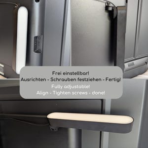 Soporte VESA para la barra de luz Philips Hue Play Bar. ¡Ajustable libremente en cualquier dirección! imagen 2