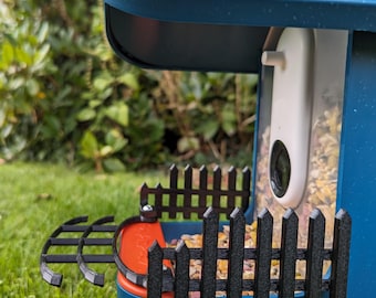 Landestangen und Zäune kompatibel mit Bird Buddy Vogelhaus. Verschiedene Ausführungen, viele Farben - Made in Germany