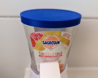 Couvercle pour distributeur de savon Sagrotan ; remplissage facile de la version sans contact dans de nombreuses couleurs.