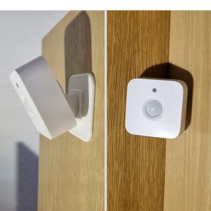 Philips Hue bewegingssensor wand- en hoekmontage. Schroef- en plakbevestiging. Beugels voor een perfecte installatie!