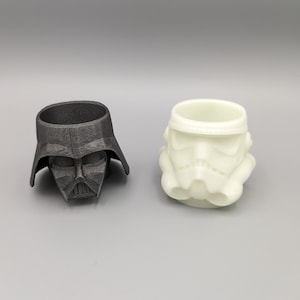 Eierbecher im Star Wars Look Darth Vader und Stormtrooper erobern den Frühstückstisch. Set#2(Galaxy+Glow)