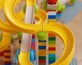 Säulenadapter für Kullerbü und Duplo für kreatives Bauen in unglaublicher Höhe; Verbindet zwei Spielzeugwelten nachhaltig (8 Stück)