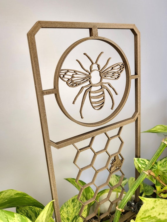 Honey Bee Houseplant Trellis Plant Support 3D Printed Etsy