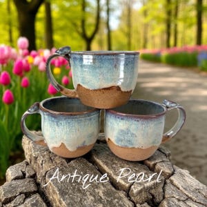 Rustic Wheel Thrown Coffee Cups