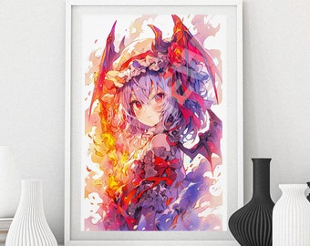 Frightening! Remilia Scarlet Touhou Project Embroidered Patch
