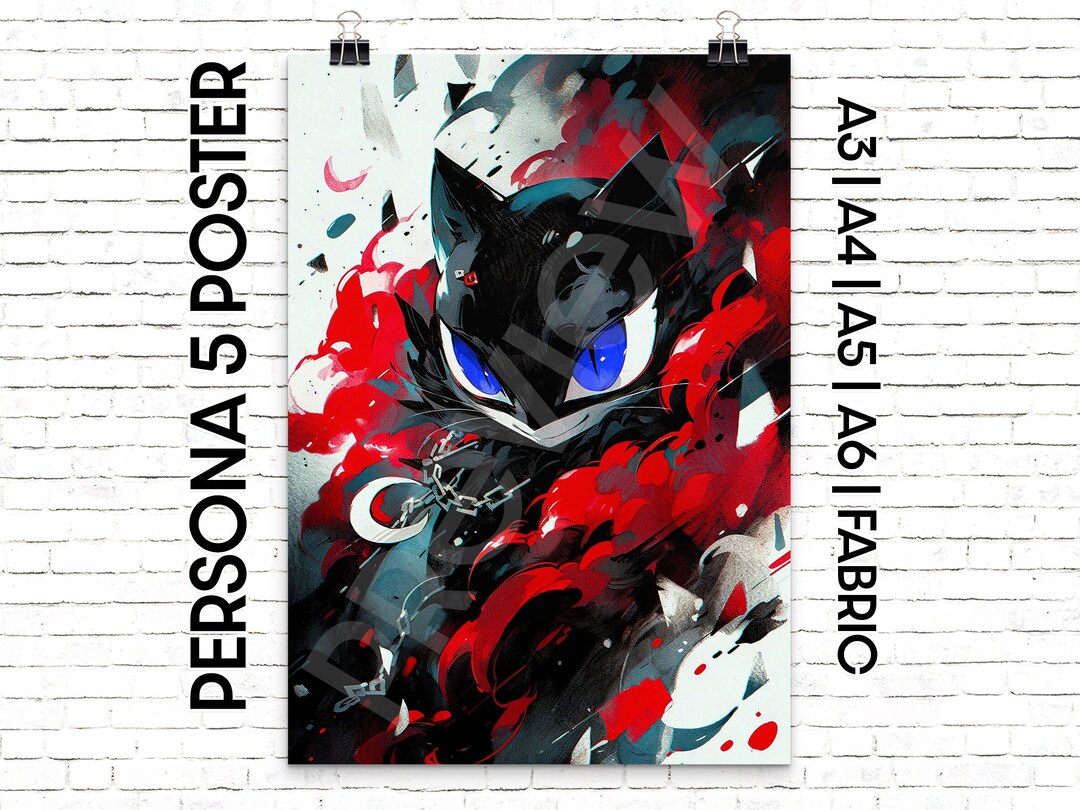 Popular JRPG Game Character Poster / Tapestry, Watercolor, Paper Fabric ...