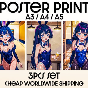 Cute girl anime Poster for Sale by iWallGlow