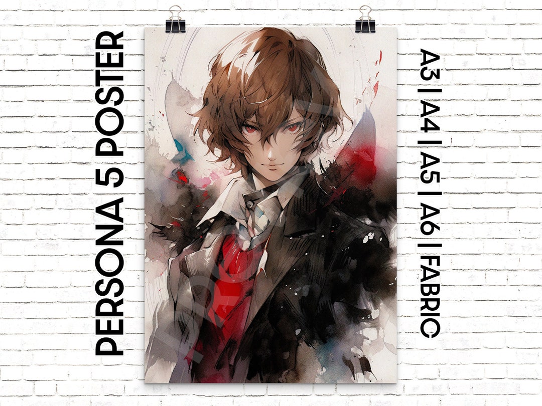 Popular JRPG Game Character Poster / Tapestry, Watercolor, Paper Fabric ...