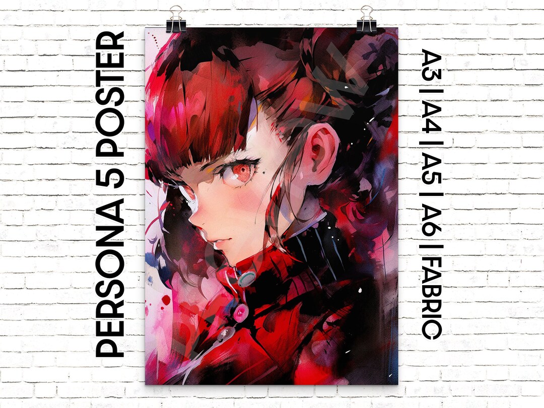 Popular JRPG Game Character Poster / Tapestry, Watercolor, Paper Fabric ...