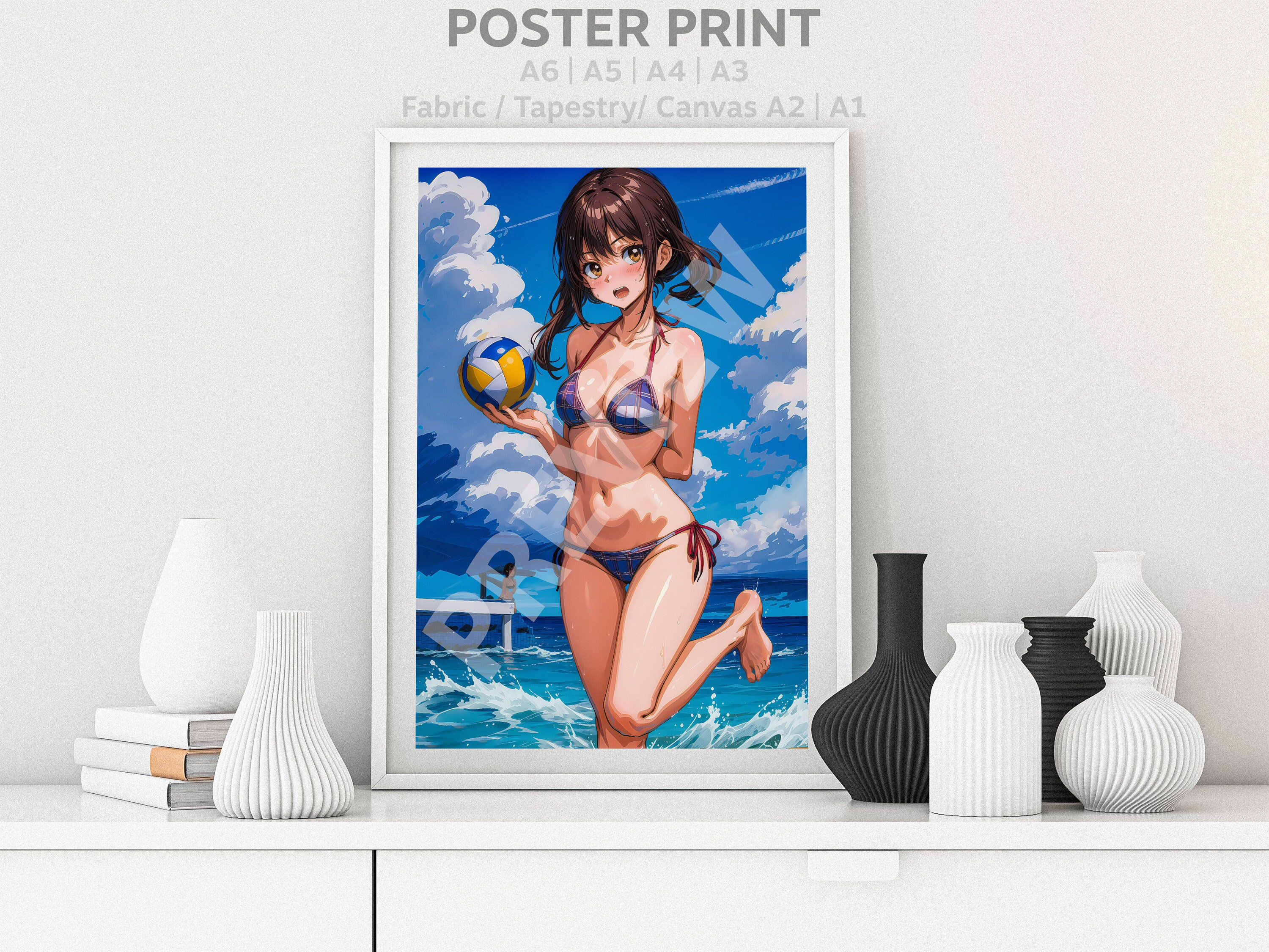 Cute anime girl swimsuit deals
