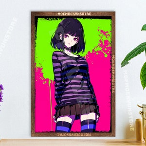 Kawaii Anime Girl, Japanese Art, Canvas, Anime Poster