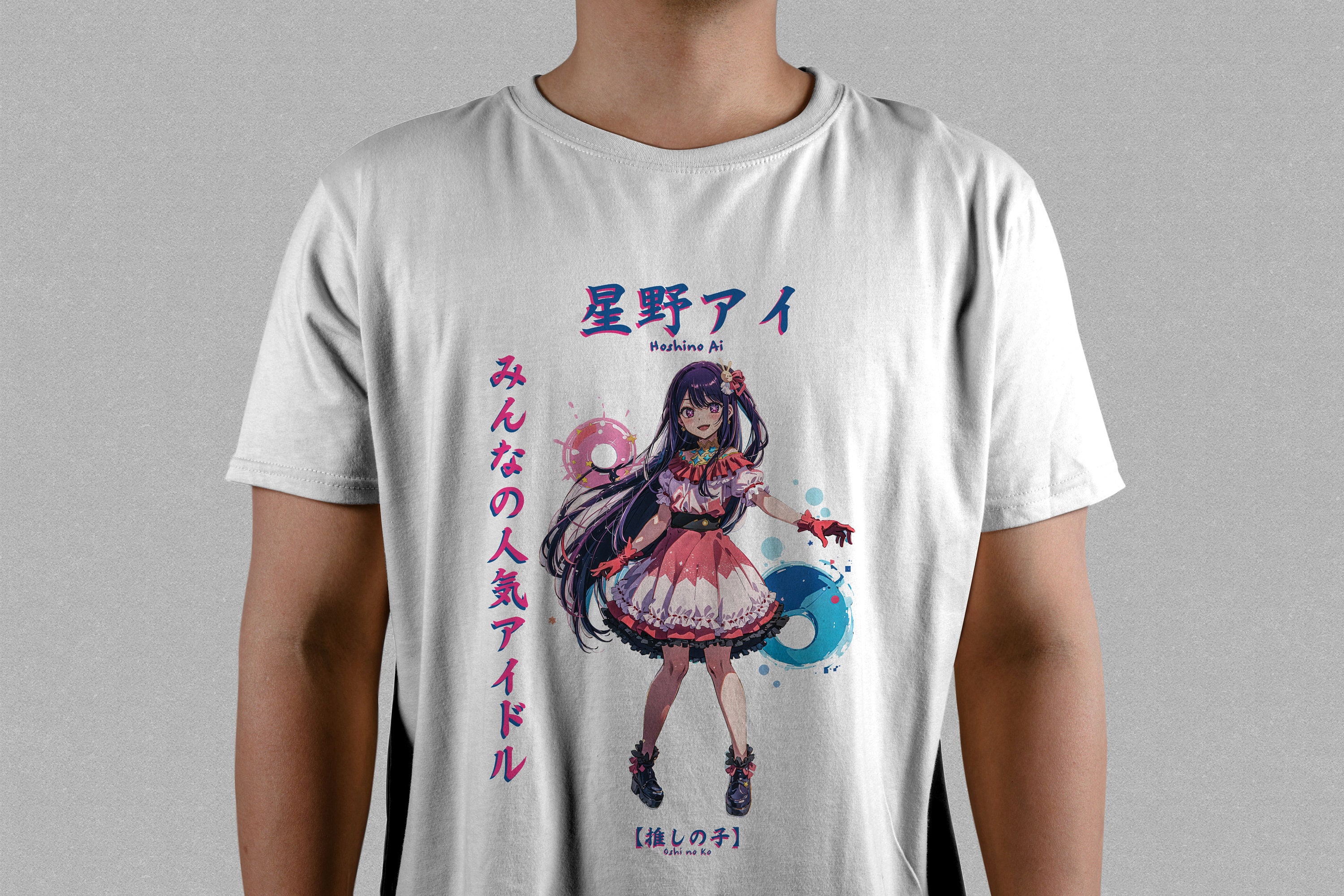 Kawaii Oshi No Ko Shirt, Ai Hoshino Waifu Girl, Anime Clothing Manga  Japanese