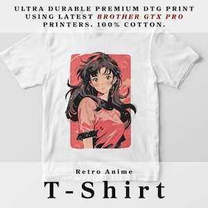 T-shirt jolie fille anime des années 90 - cadeau Otaku rétro des années 80 et 2000, t-shirt vintage City Pop Gal Art, années 1990, chemise, T graphique, chemise manga, japonais