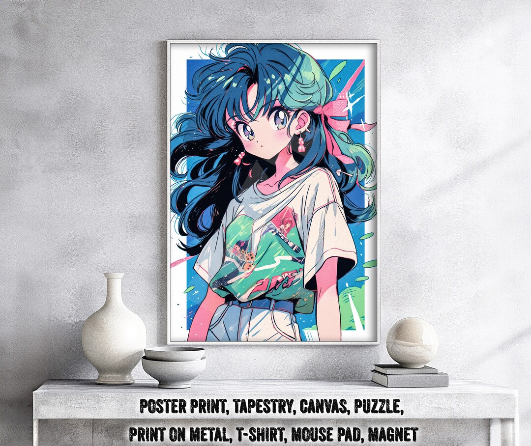 Aesthetic Anime Girl Poster Retro Vintage Kawaii Bishoujo Waifu Gal aesthetic-anime-girl-poster-retro-vintage-kawaii-bishoujo-waifu-gal