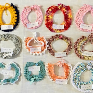 Cat collar - crochet