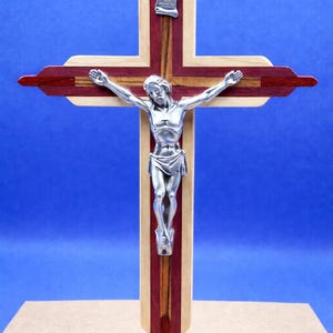 Wooden Cross Exotic Woods With Corpus