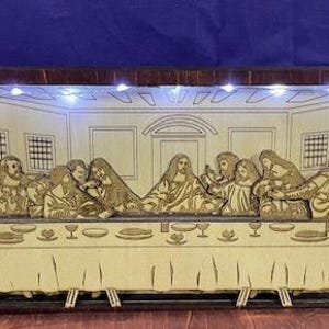 The Last Supper Laser Art