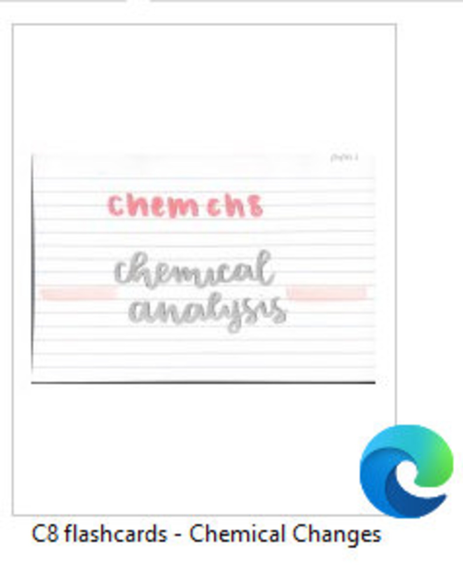 GCSE Chemistry Flashcards Chapter 8 Chemical Analysis Etsy