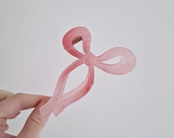 Bow shaped claw clip | Ribbon shaped claw grip | Hair Grip