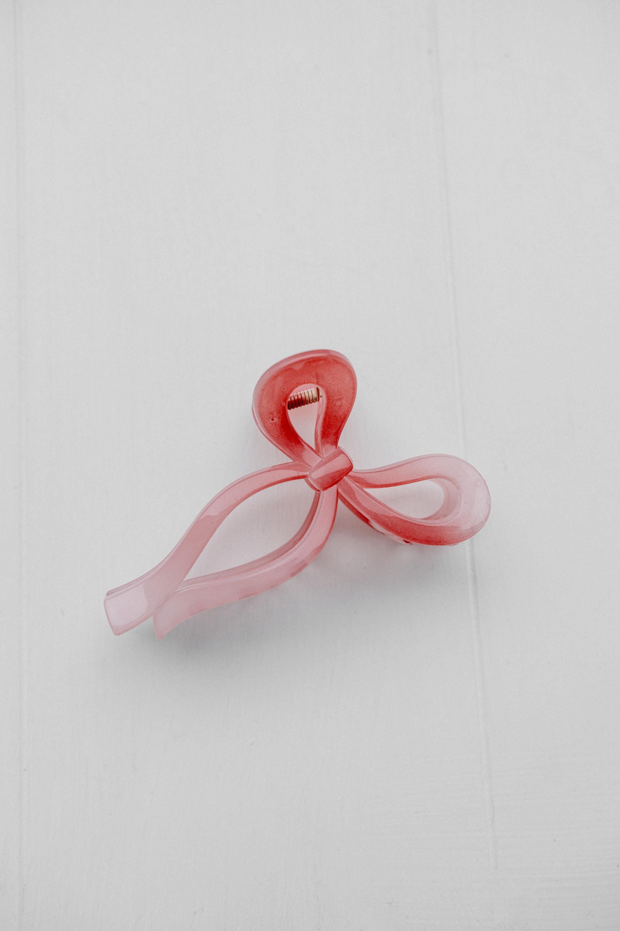 ヘアアクセサリー [TATIANA] Marbling Curve Ribbon Hair Crow Clip TATIANA] Marbling Curve Ribbon Hair Crow Clip (TATIANA/ヘア