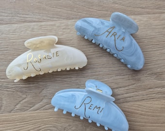 Personalised Hair Claw Clip | Custom Name Gift