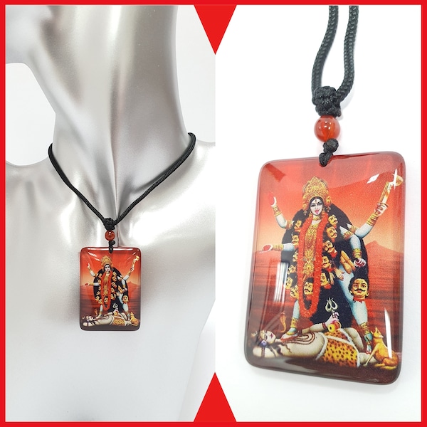 Goddess Kali Maa / Mata Crystal Pendant Necklace, High Quality product