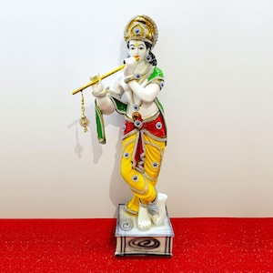Large 615mm Lord Krishna Decorated Statue , Only 1 Available