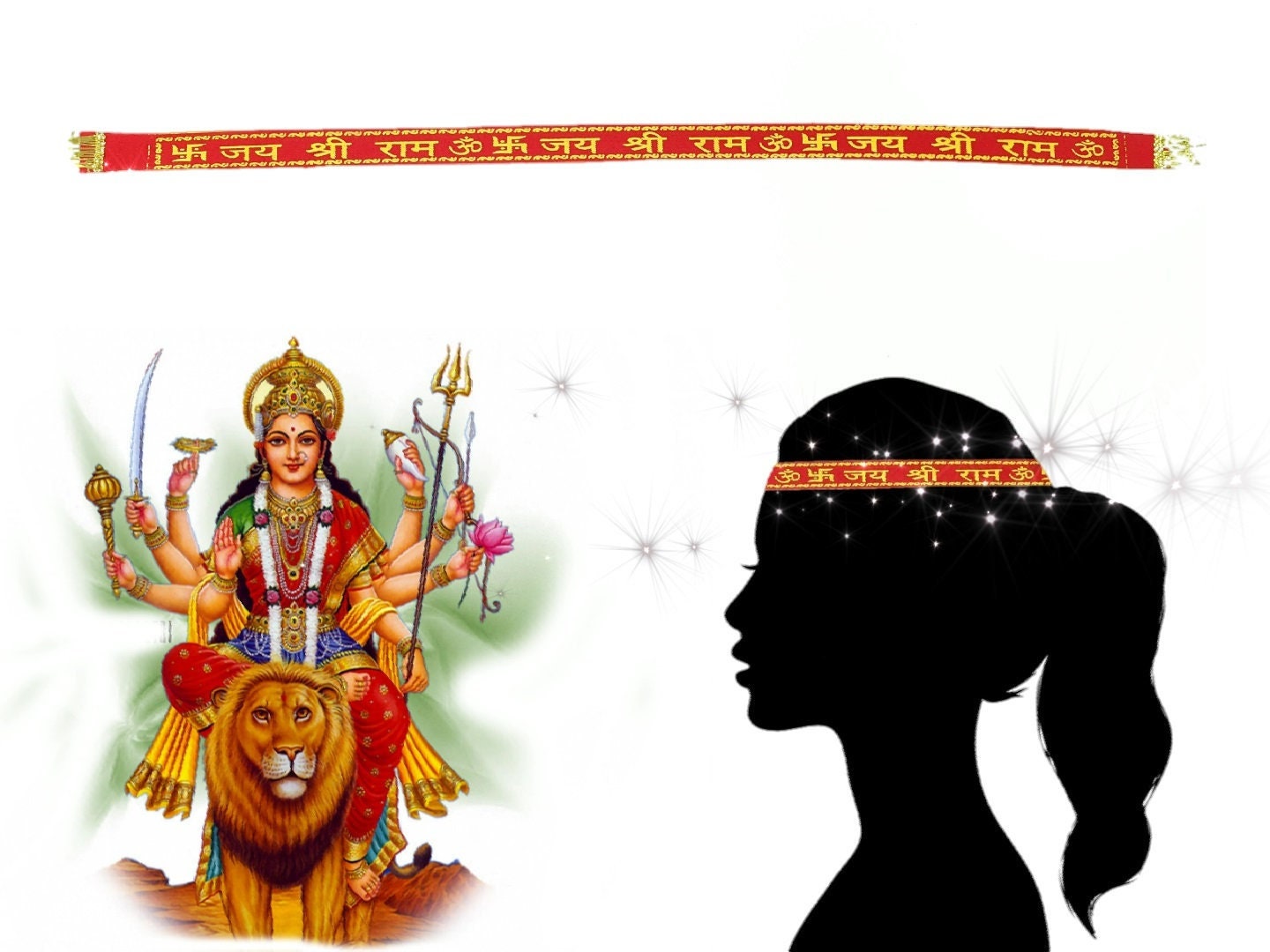 Buy 10 X Jai Mata Di Hail Mother Goddess Headband Online in India - Etsy Buy 10 X Jai Mata Di Hail Mother Goddess Headband Online in India - Etsy